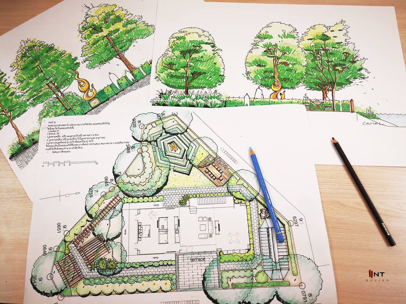 รูปคลาสเรียน landscape design-garden design-เรียนจัดสวน-เรียนออกแบบภูมิทัศน์-เรียนภูมิสถาปัตย์-เรียนออกแบบภายนอก