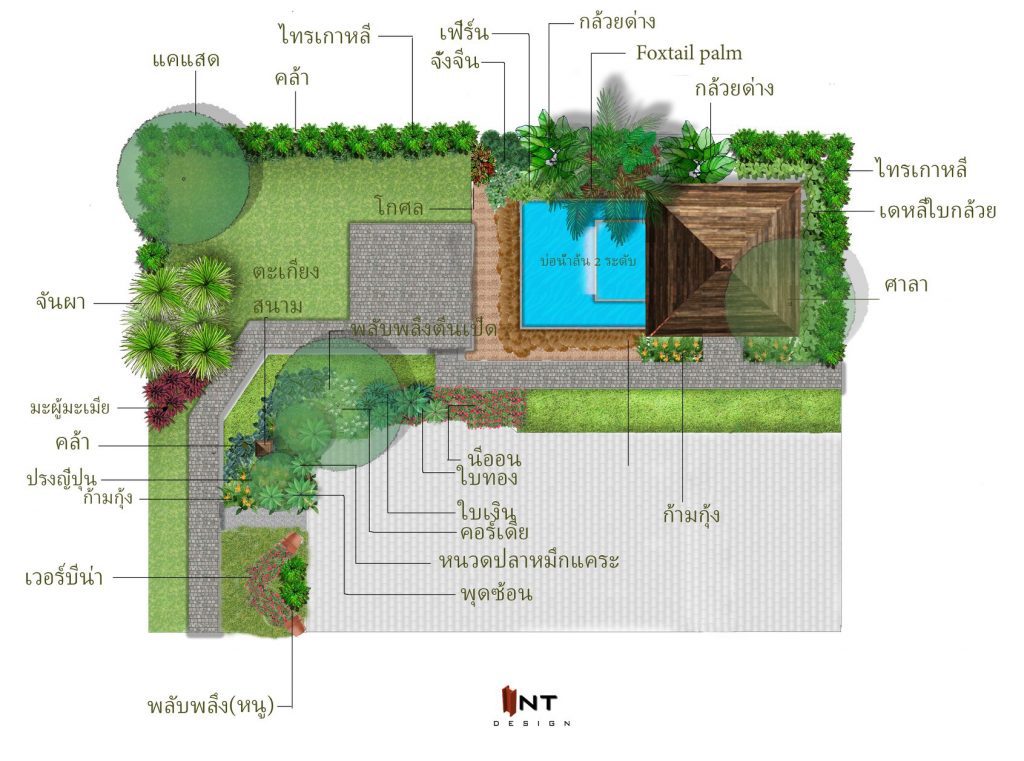 สอน landscape design-สอน garden design-ออกแบบภูมิทัศน์-ออกแบบภายนอก-สอนออกแบบสวน-สอนจัดสวน-exterior design