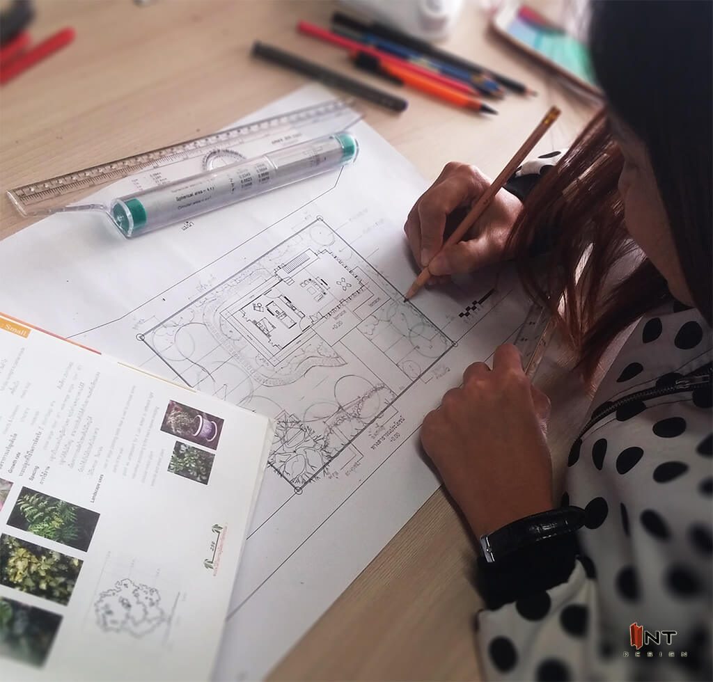 รูปคลาสเรียน landscape design-เรียนจัดสวน-เรียนภูมิสถาปัตย์-เรียนออกแบบภายนอก