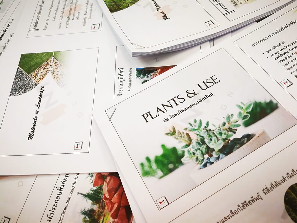 รูปคลาสเรียน landscape design-เรียน garden design-เรียนจัดสวน