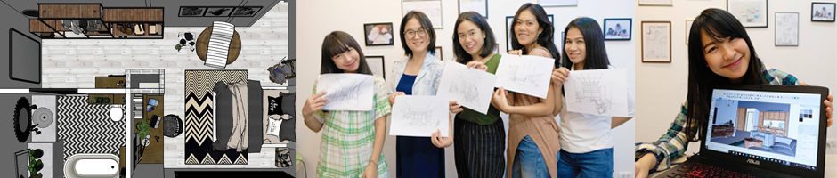 Interior Design Class Photos รูปคลาสเรียน ออกแบบตกแต่งภายใน