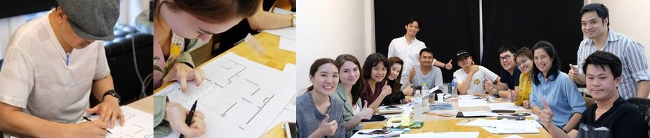 Interior Design Class Photos รูปคลาสเรียน ออกแบบตกแต่งภายใน